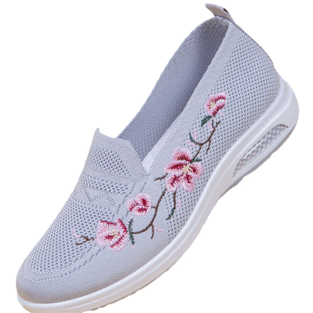 Women's Breathable Cloth Shoes Fashion Embroidery Soft Sole Shoes - D&A
