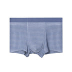 Men's Antibacterial Underwear Summer Thin Crabshell Gray - D&A