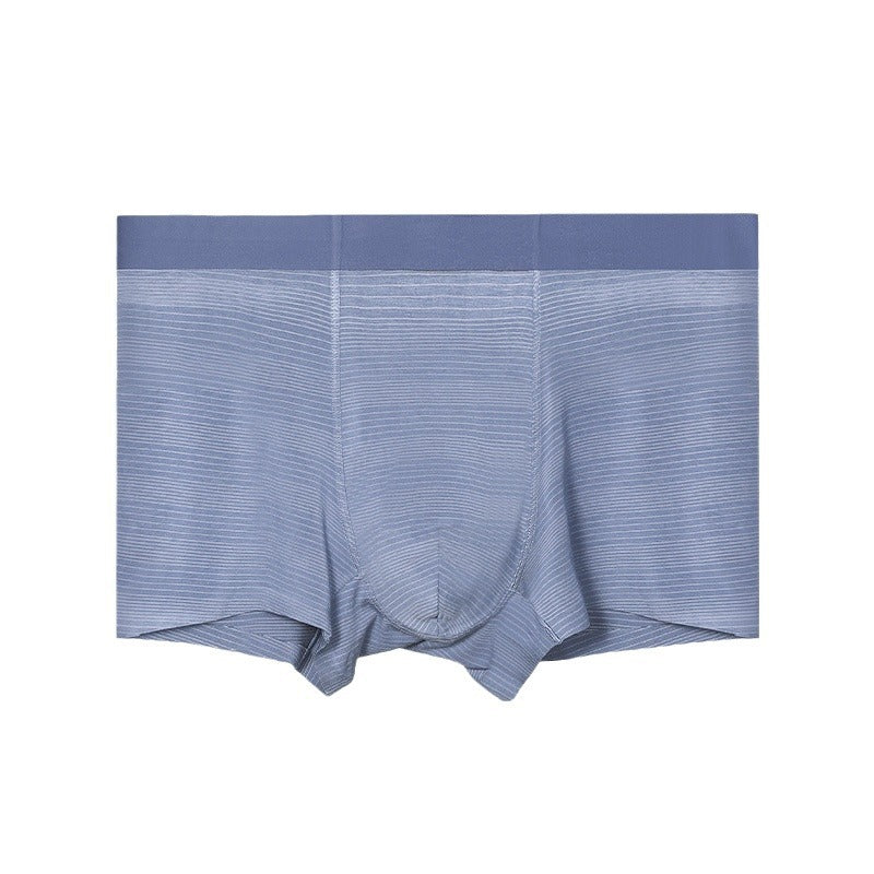 Men's Antibacterial Underwear Summer Thin Crabshell Gray - D&A