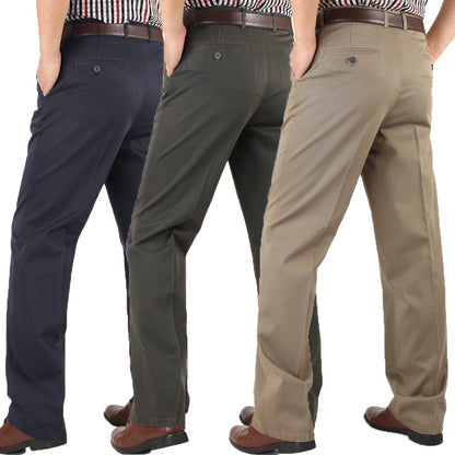 Thick Men's Pure Cotton Casual Pants - D&A