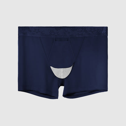 Vein Underwear Men's Ice Silk Boyshorts Sapphire Blue - D&A