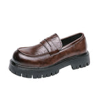 British Style Business Formal Wear Leisure Slip-on Trendy Shoes - D&A