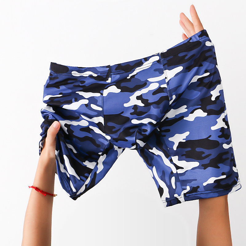 Men's Camouflage Loose U Convex Casual Sports Boxers - D&A