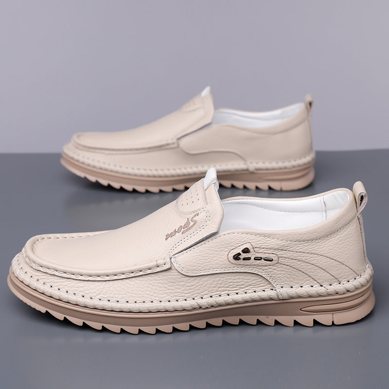 Men's First Layer Cowhide Driving Shoes - D&A