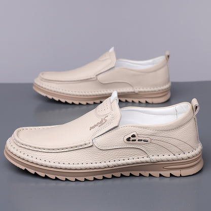 Men's First Layer Cowhide Driving Shoes - D&A