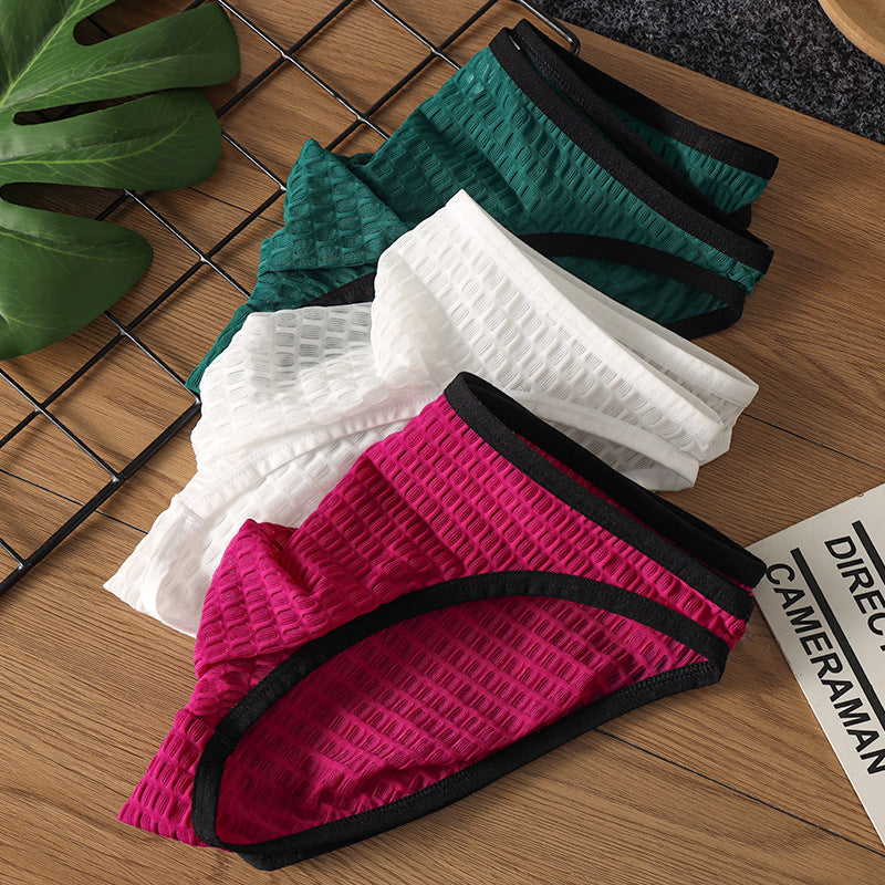 Men's Low Waist Transparent Visual Underwear - D&A