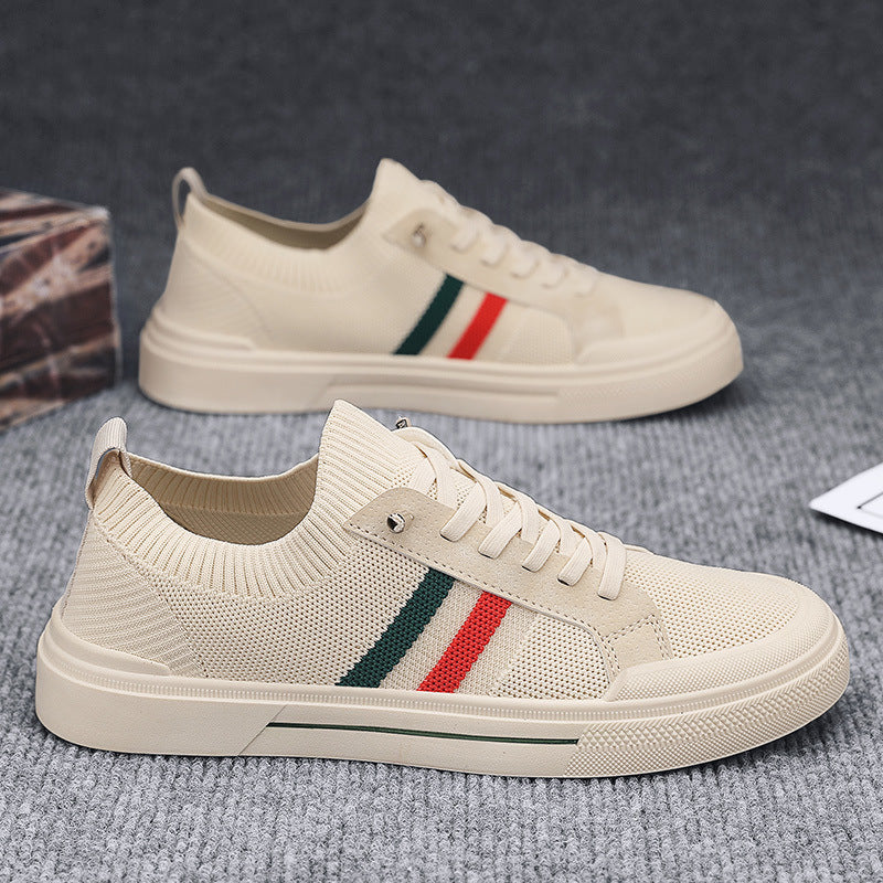 Breathable Thin Knitted Mesh Men's Casual Sneakers - D&A