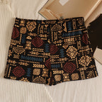 Men's American-style Retro Ethnic Boxers Black - D&A