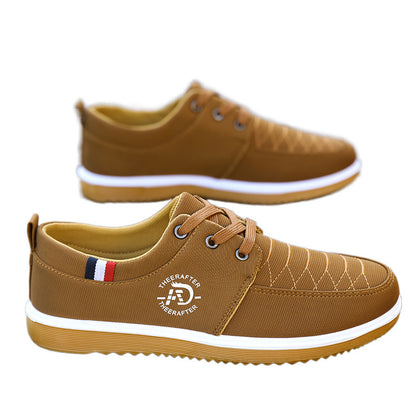 Non-slip Wear-resistant Casual Shoes Breathable Deodorant Work Men's Shoes - D&A