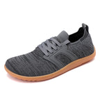 Wide Head Bare Feet Casual Fashion Hiking Boots Dark Gray - D&A
