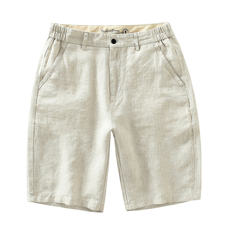 Linen Shorts Men's Loose Plus Size - D&A
