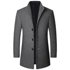 Autumn And Winter Casual Woolen Coat Men - D&A