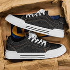 Men's Korean-style Fashion Plus Size Low-top Casual Denim All-matching Sneakers - D&A