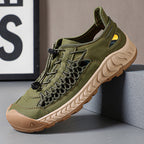 Hand-woven Sandals Men's Non-slip Wear-resistant Summer Outer Wear Breathable Closed Toe - D&A