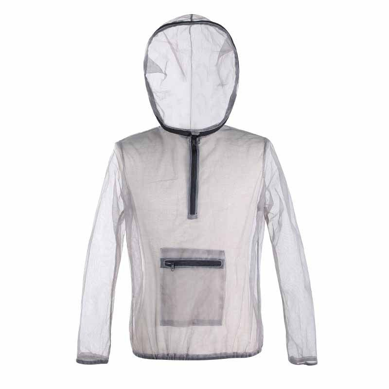 Outdoor Adventure Camping Breathable Insect Bite Jacket Gray - D&A
