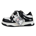 Black And White Board Shoes Women's All-match - D&A