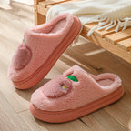 Cotton Slippers Women's Indoor Home Plush Warm Slippers - D&A
