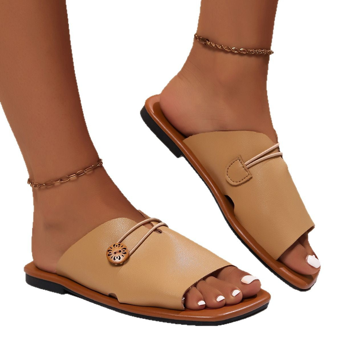 Flat Casual Retro Sandals Flip-Flops - D&A