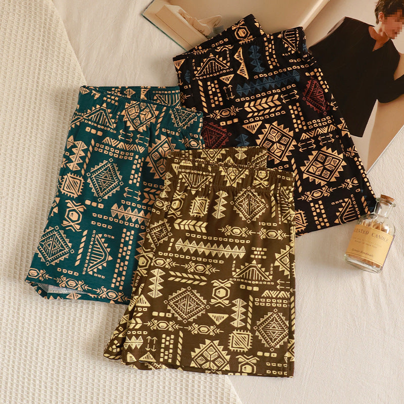 Men's American-style Retro Ethnic Boxers - D&A
