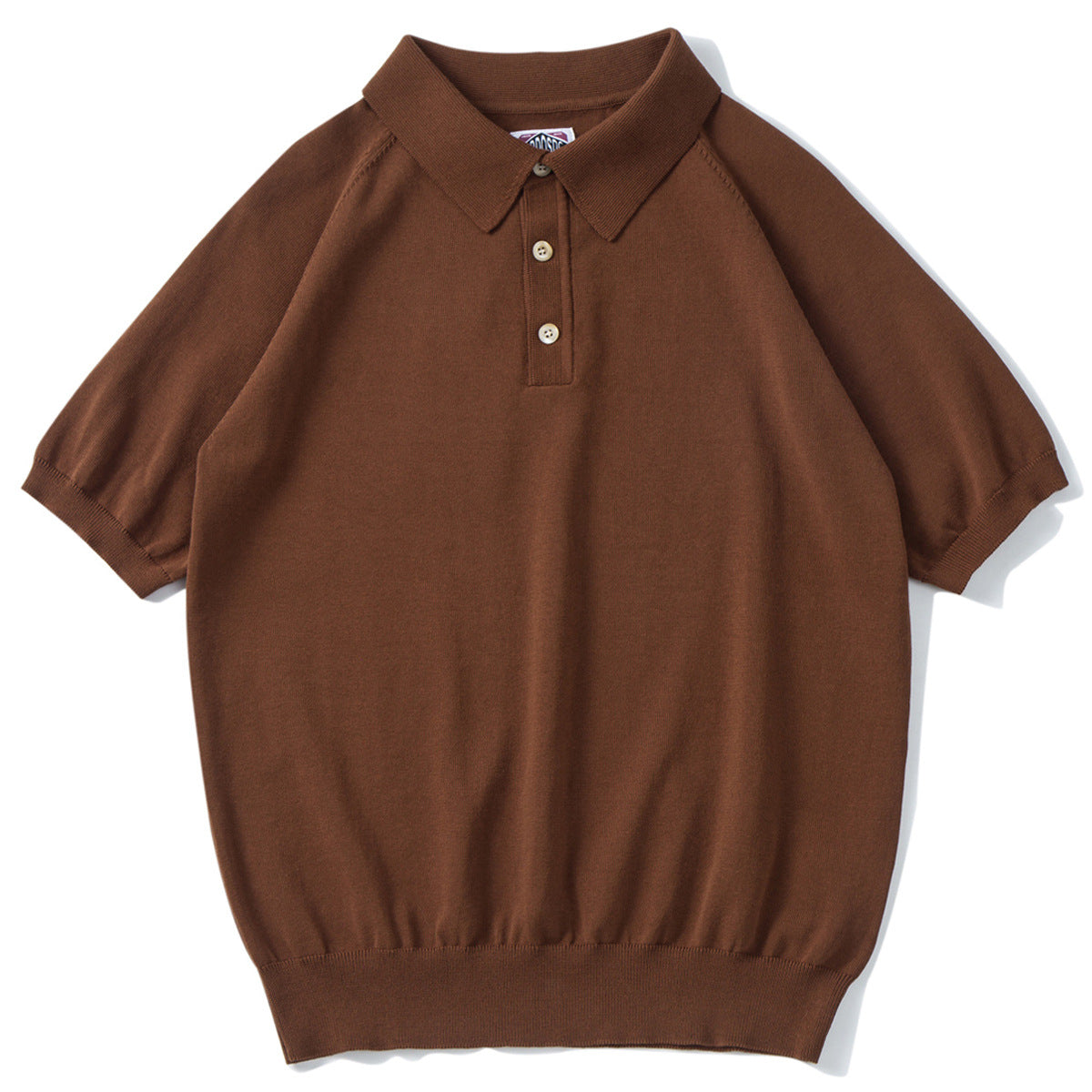 Retro Knitted Cotton Short-sleeved T-shirt - D&A