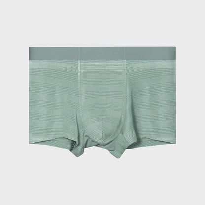 Men's Antibacterial Underwear Summer Thin Tea Green - D&A