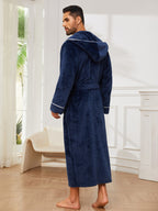 Fashion Men's Flannel Bathrobe Pajamas Women - D&A