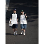 Casual Japanese Junior Raglan Sleeve T-shirt Bottoming Shirt For Men - D&A