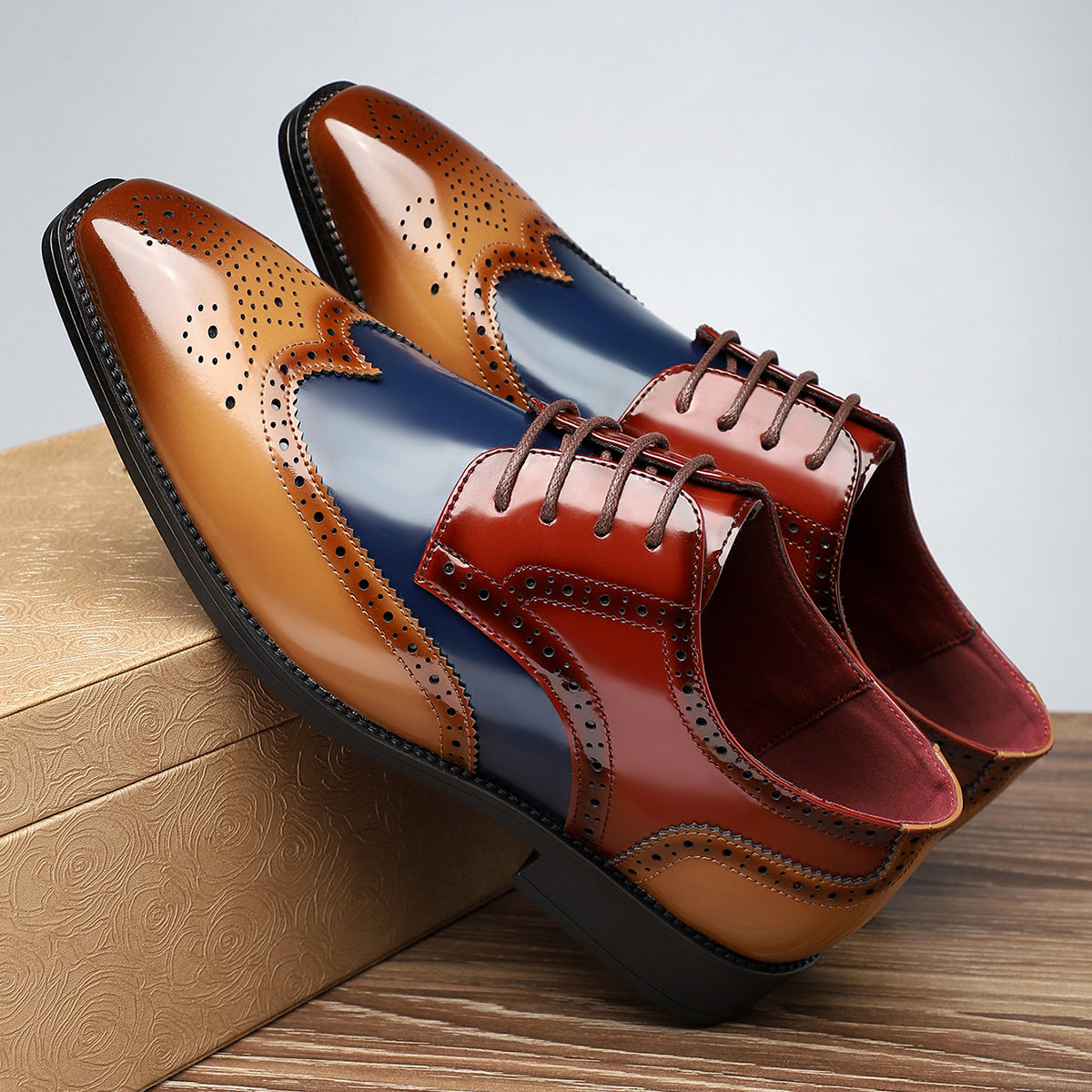 Retro British Style Practical All-match Leather Shoes - D&A
