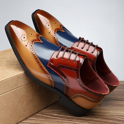 Retro British Style Practical All-match Leather Shoes - D&A