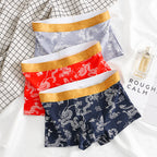 Dragon Pattern Domineering Men's Underwear Pure Cotton Comfortable - D&A