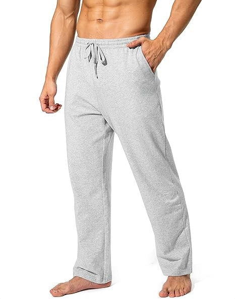 Men's Loose Breathable Quick-drying Casual Pants Light Gray - D&A