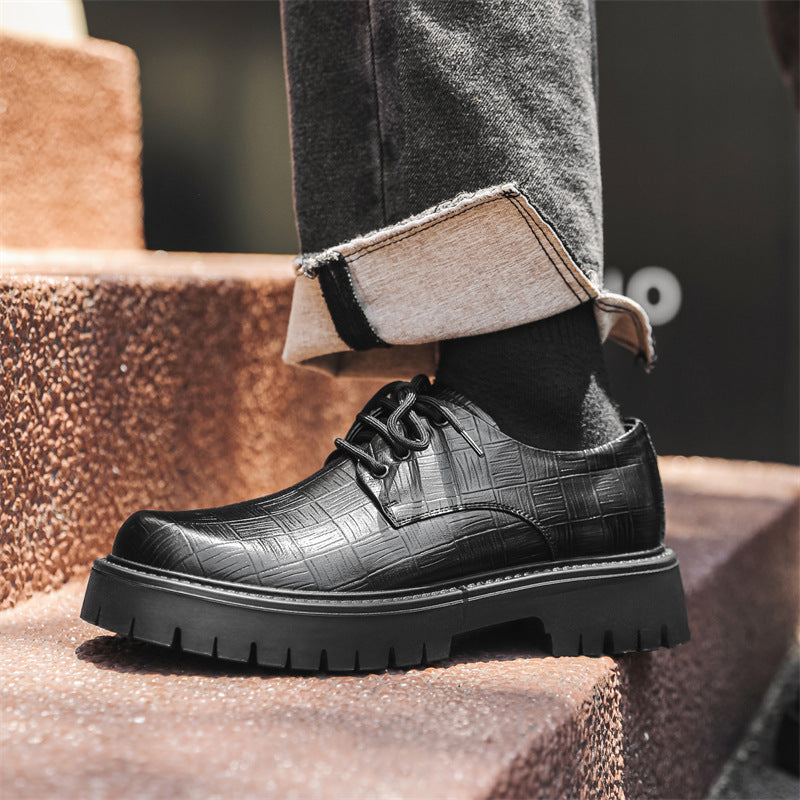 Round Head Solid Color Breathable Low Casual Shoes - D&A