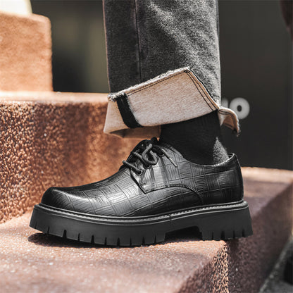 Round Head Solid Color Breathable Low Casual Shoes - D&A