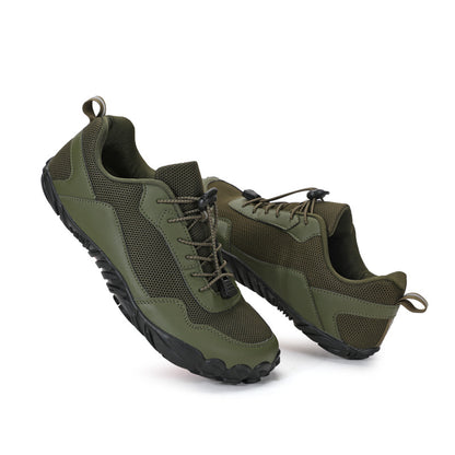 Leisure Road Riding Men's Outdoor Mountaineering Sports Training Shoes 6806 Army Green - D&A