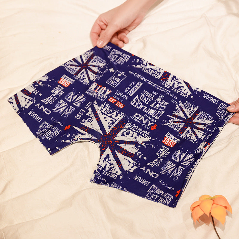 Summer Printed Men's Ice Silk Seamless Panties Maky - D&A
