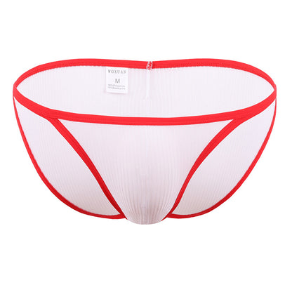 Men's Underwear High Fork Briefs Mesh White - D&A