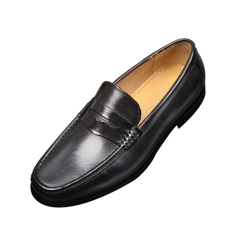 Men's Fashion Breathable Casual Leather Shoes - D&A