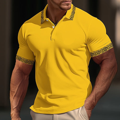 Men's Summer Loose Color Short-sleeved T-shirt MB13MB13PY240809Y168 - D&A