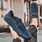 Men's Suede Leather Breathable Casual Shoes - D&A
