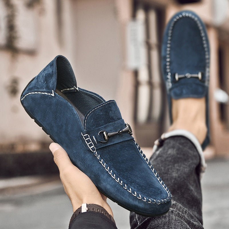 Men's Suede Leather Breathable Casual Shoes - D&A