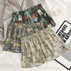 Cotton Printed Men's Home Loose Casual Print Boxer Shorts - D&A