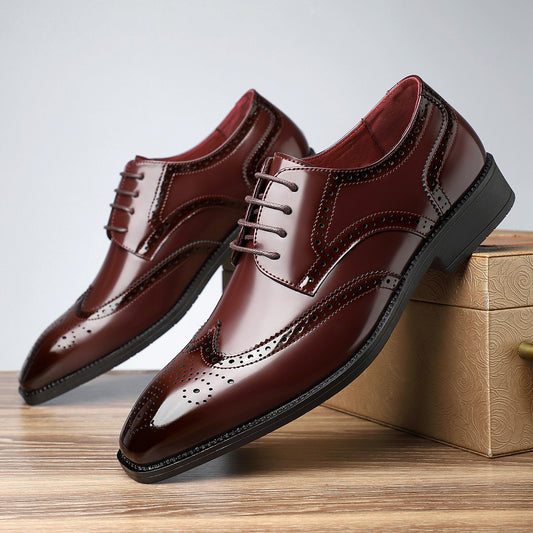 Retro British Style Practical All-match Leather Shoes - D&A