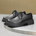 Round Head Solid Color Breathable Low Casual Shoes - D&A