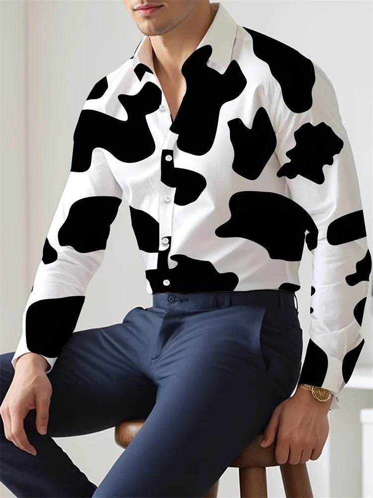 Hawaiian Style Men's Long Sleeve Shirt OUCH70001UL - D&A