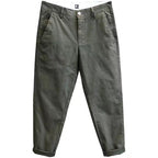 Men's Cropped Cotton Casual Pants - D&A
