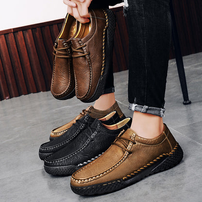 Men's Genuine Leather Casual Versatile Leather Shoes - D&A