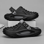 Men's Simple And Stylish Casual Platform Slippers - D&A