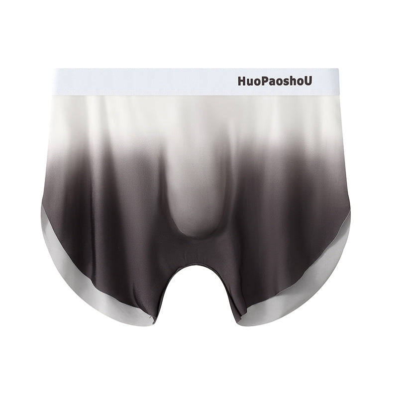 New Ice Silk Huajielong Men's Underwear Dark Gray - D&A