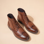 Autumn And Winter New Retro High-top Men's Work Ankle Boots - D&A