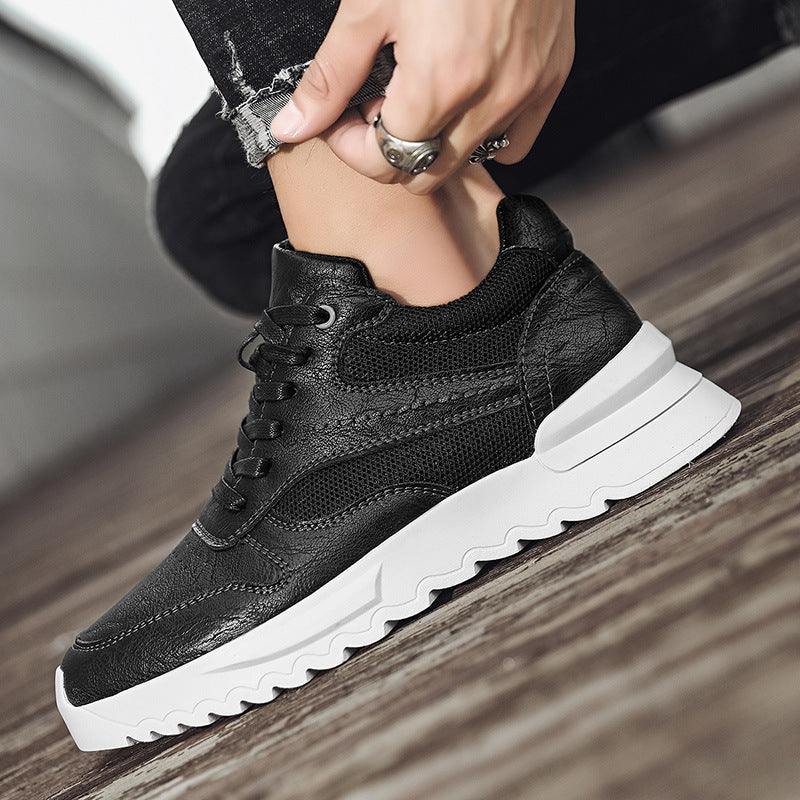 Invisible Wedge Hidden Heel Men's Casual Sports Shoes - D&A